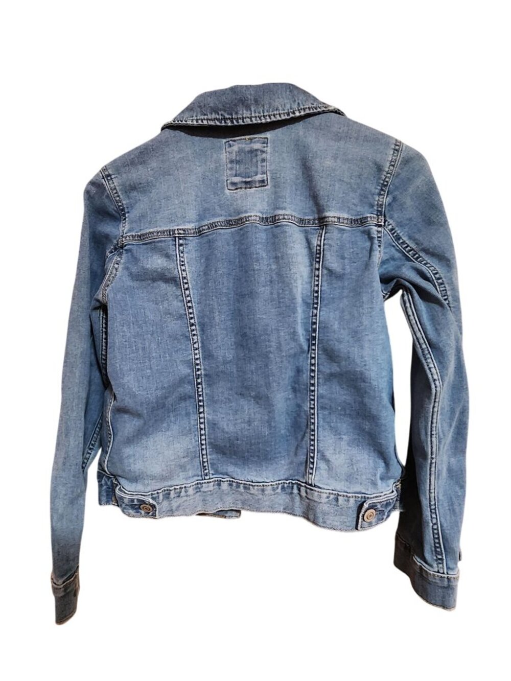 Lauren Conrad Womens Denim Jean Jacket Small Blue AS IS - Picture 2 of 4